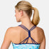 Free Country Women's Mirage Macrame Back Tankini Top