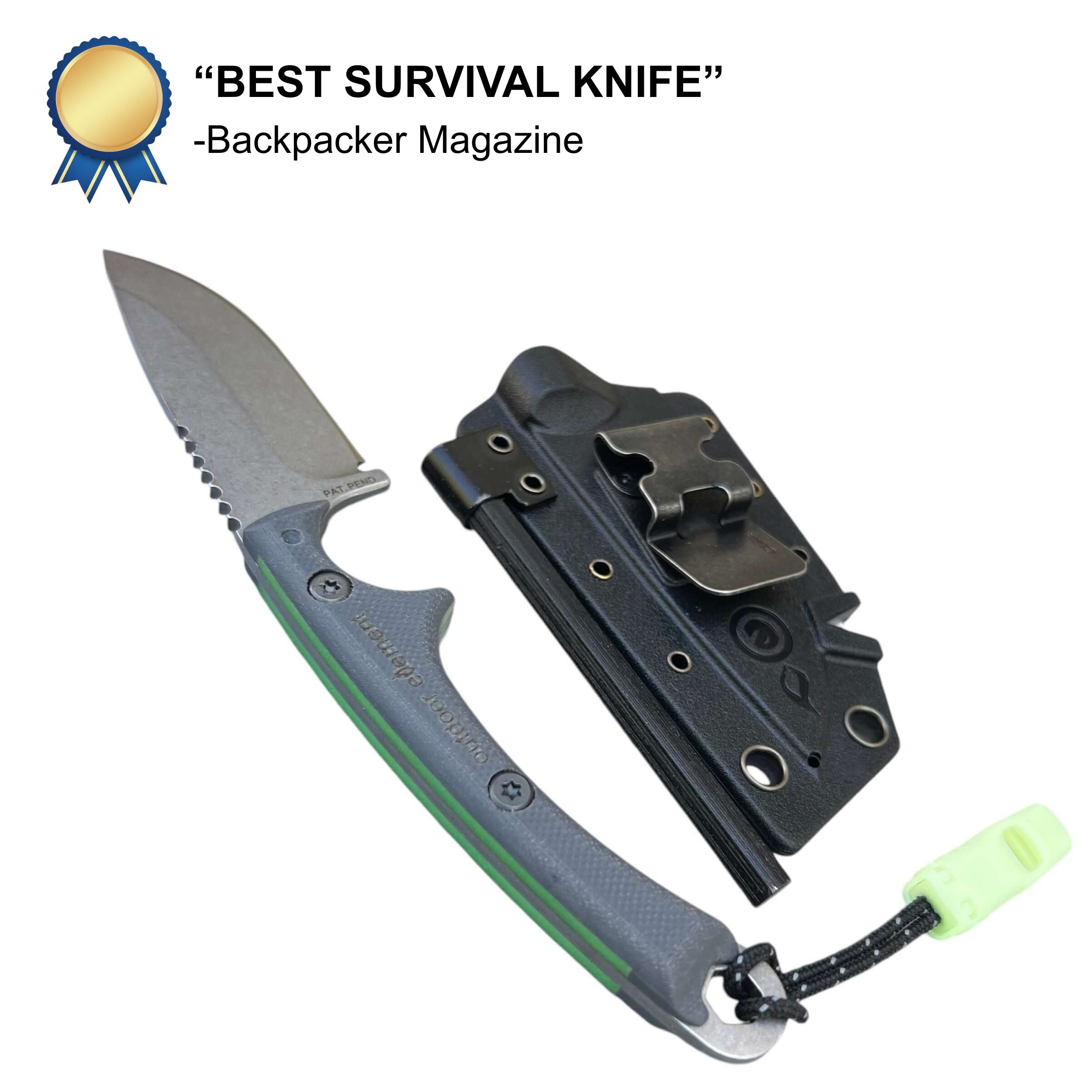 Outdoor Element Scout Feather Adventure Survival Knife