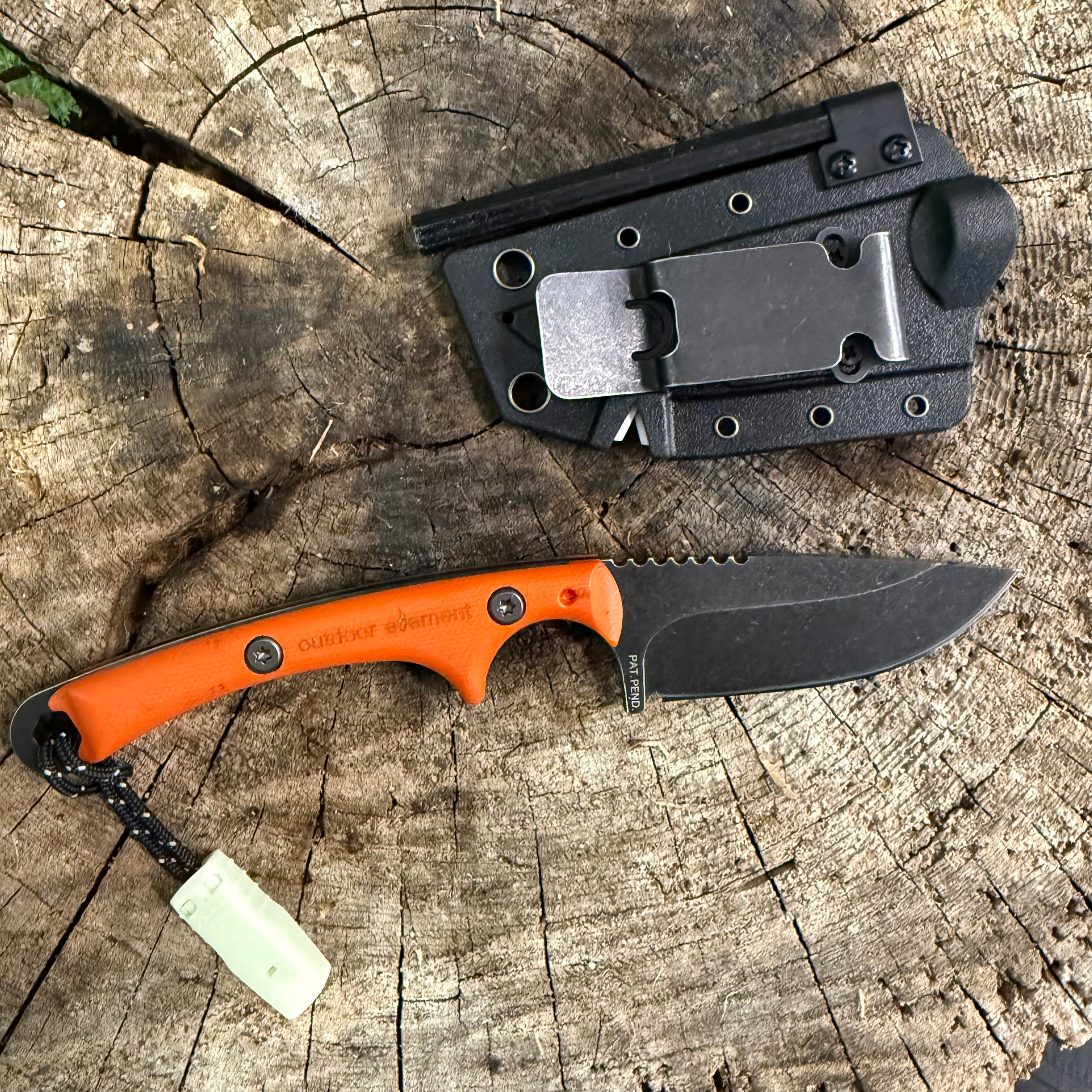 Outdoor Element Scout Feather Adventure Survival Knife