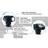 3-In-1 Tactical Foregrip with Flash Light & Laser