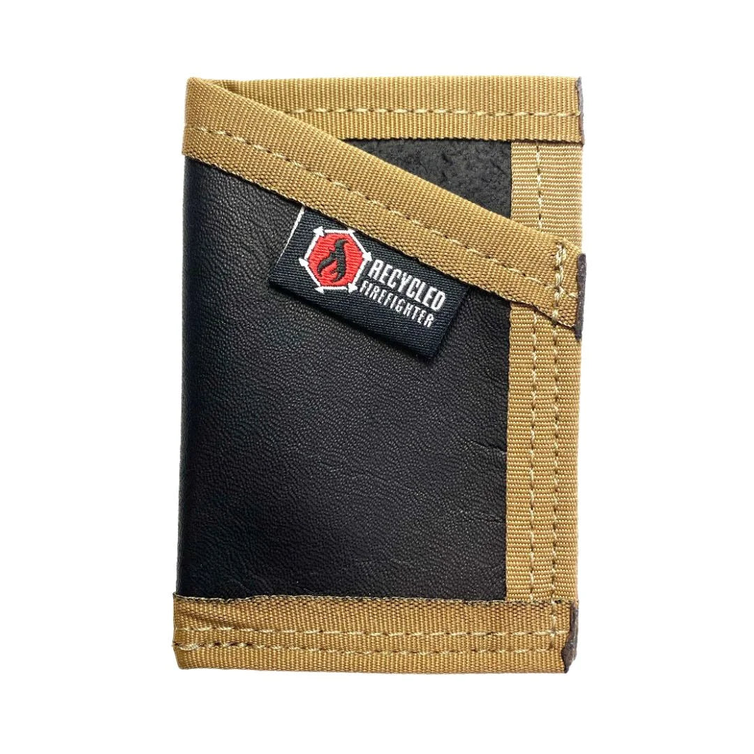 Recycled Firefighter Sergeant Wallet - Combat Boot Leather Edition — product view 26