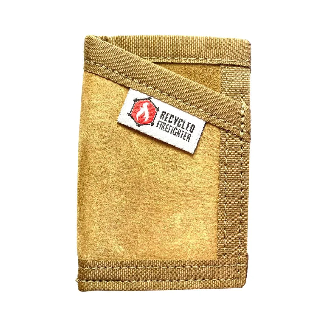 Recycled Firefighter Sergeant Wallet - Combat Boot Leather Edition — product view 32