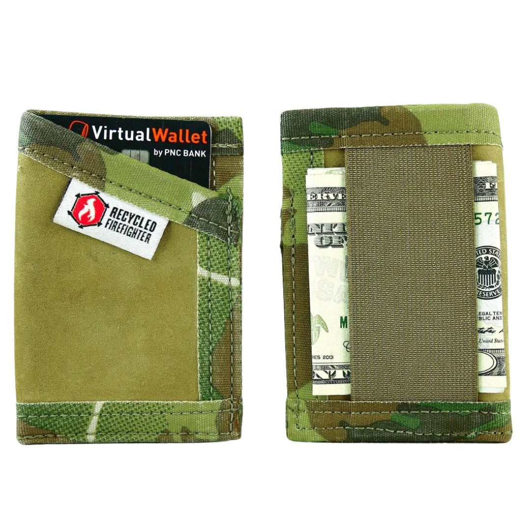 Recycled Firefighter Sergeant Wallet - Combat Boot Leather Edition — product view 25