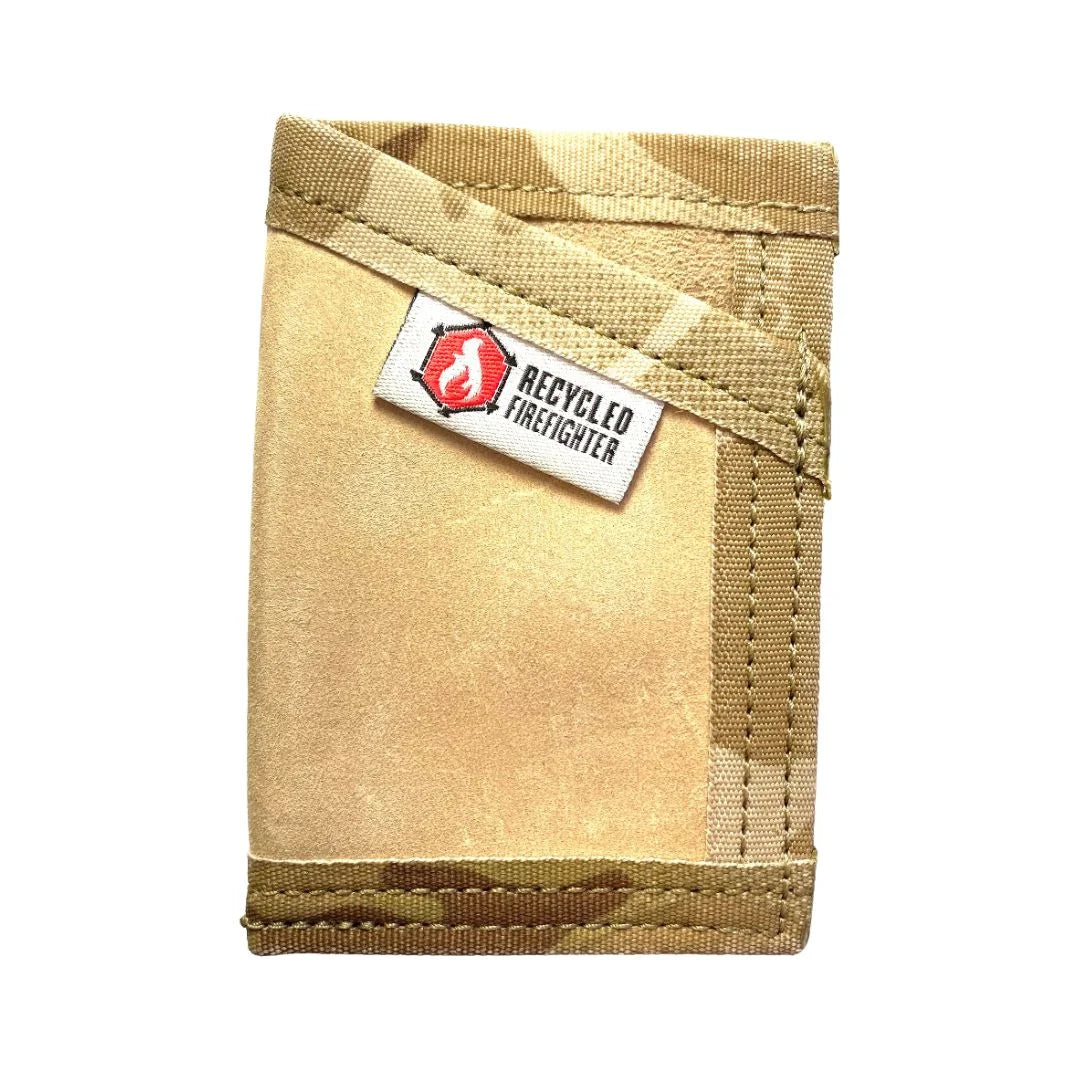 Recycled Firefighter Sergeant Wallet - Combat Boot Leather Edition — product view 37