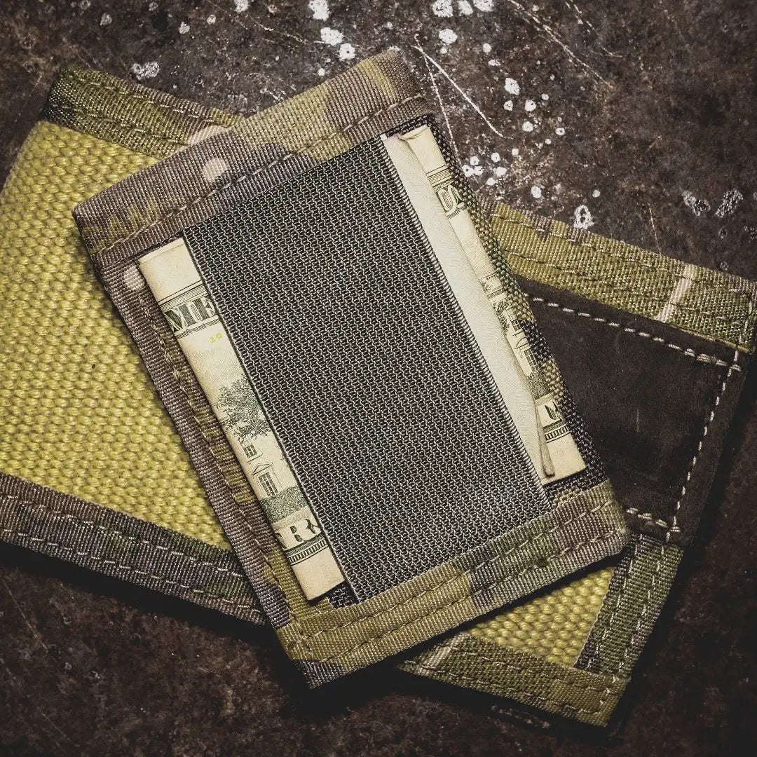 Recycled Firefighter Sergeant Wallet - Nylon Edition — product view 12