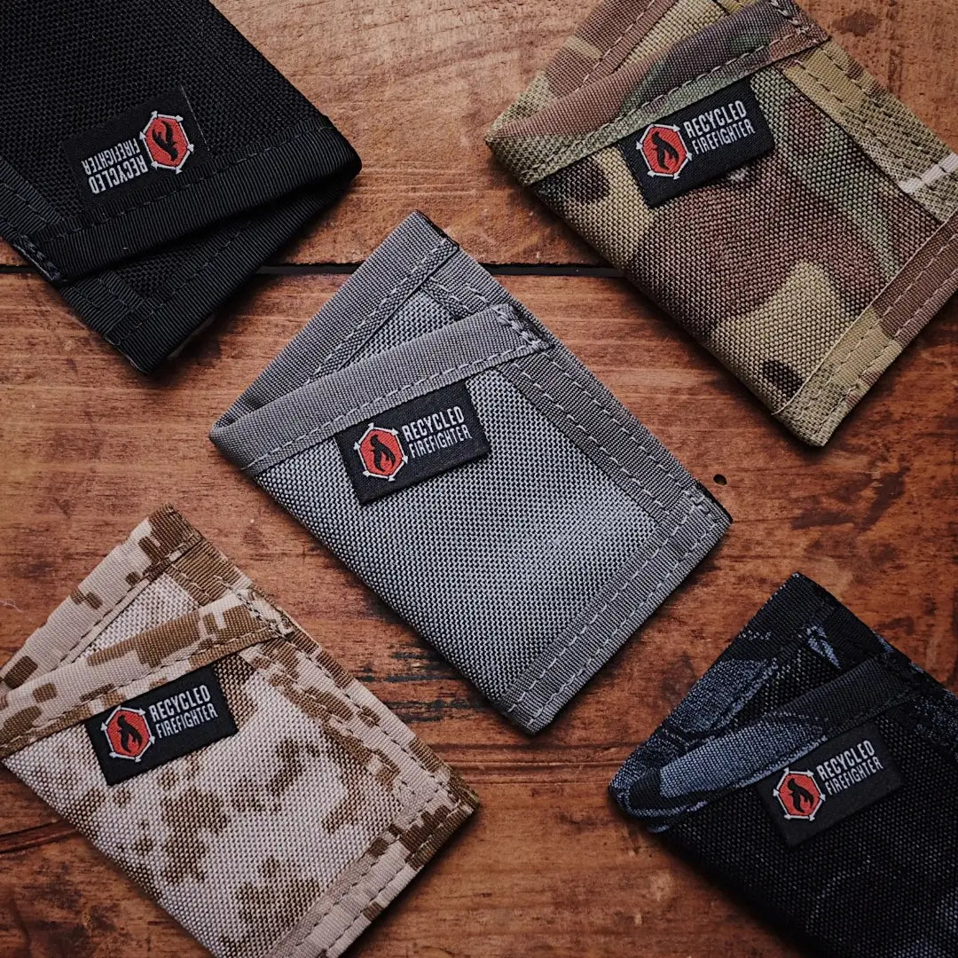 Recycled Firefighter Sergeant Wallet - Nylon Edition — product view 11