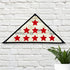 Recycled Firefighter Service Star Triangle Flag - Fire Hose — product view 4