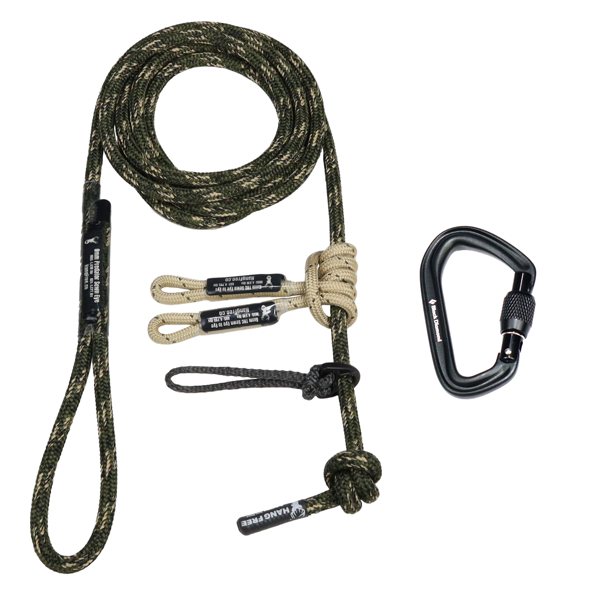 Hang Free 8mm Predator™ Sewn Tree Tether & Lineman's Belts