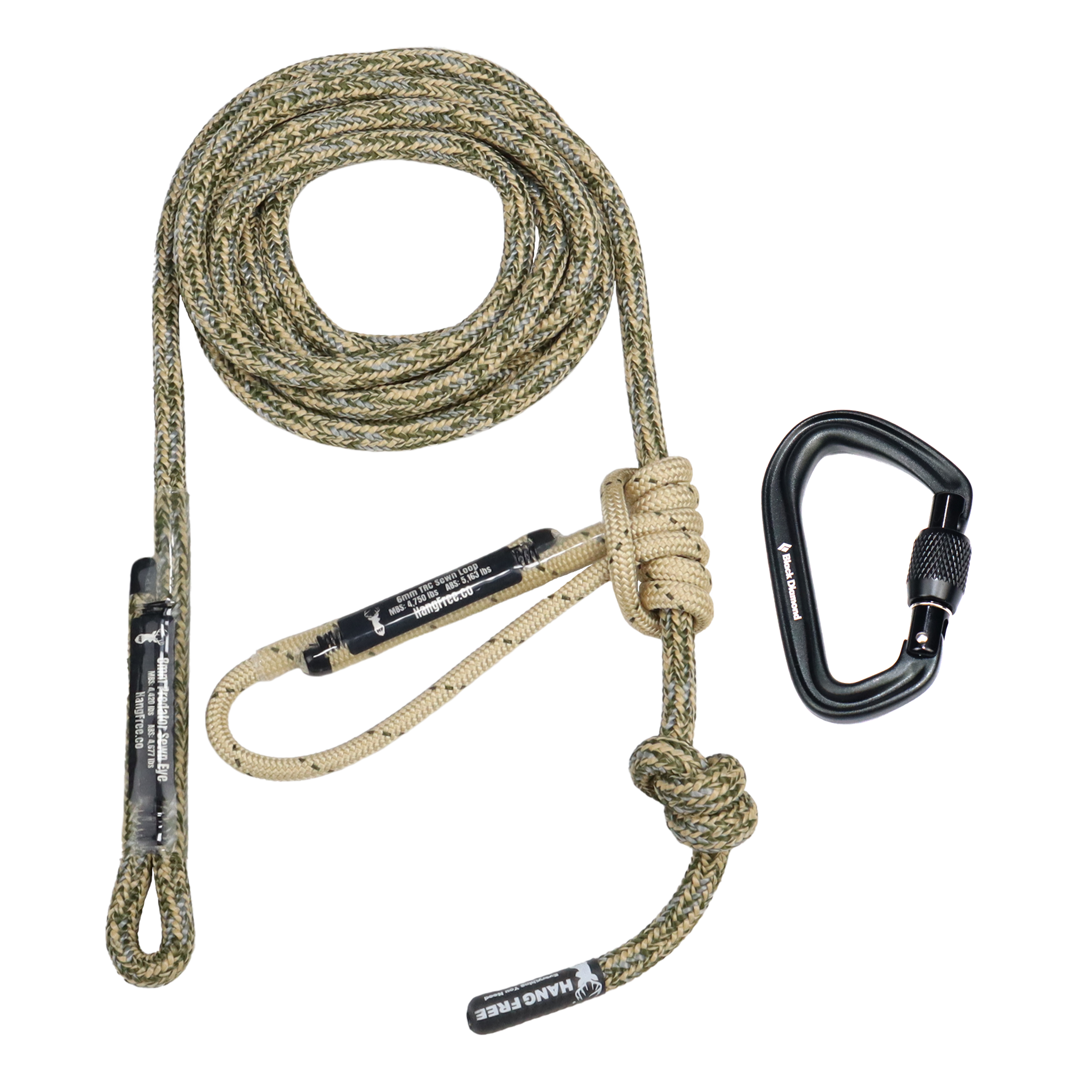 Hang Free 8mm Predator™ Standard Sewn Tether & Lineman's Belts — view 2