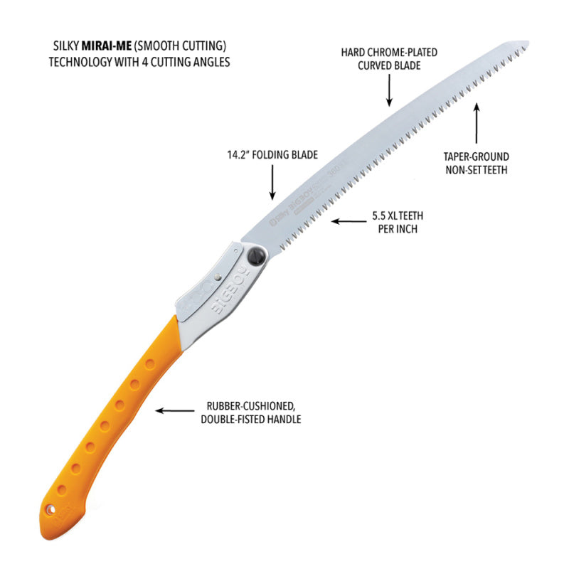 Silky BIGBOY 2000 360mm Curved Folding Saw — product view 3