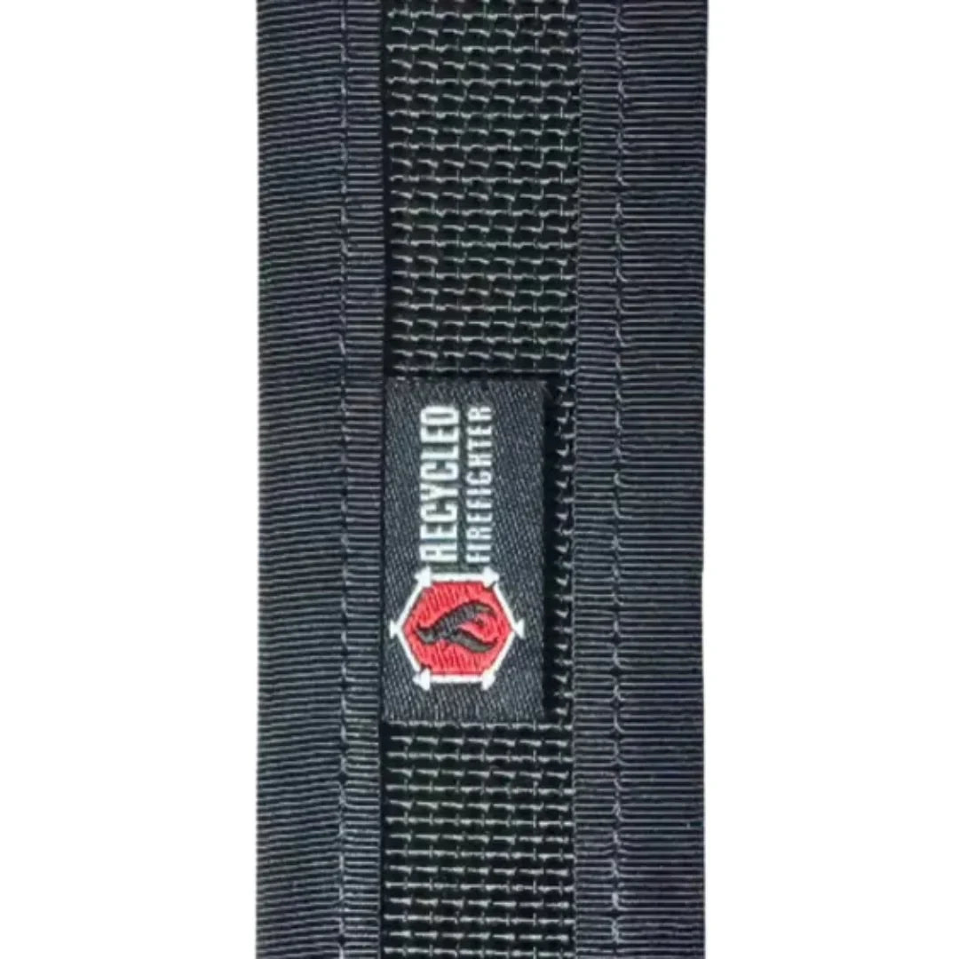 Recycled Firefighter Single Layer Belt - HD - Metal Buckle — product view 13