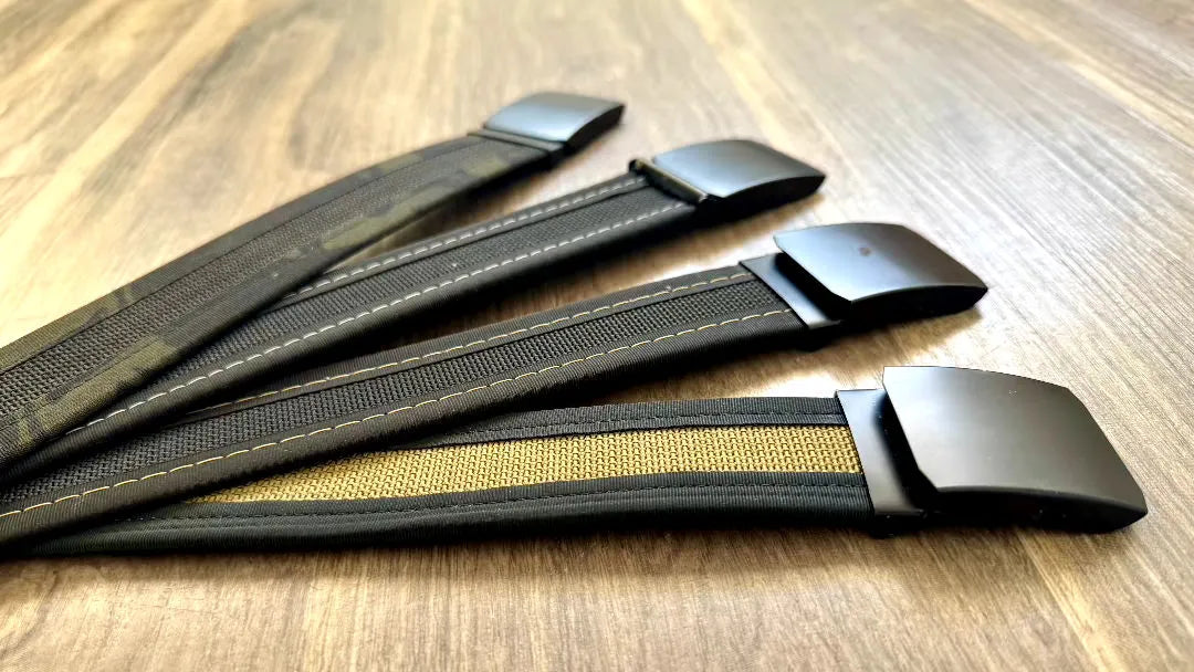 Recycled Firefighter Single Layer Belt - HD - Metal Buckle — product view 11