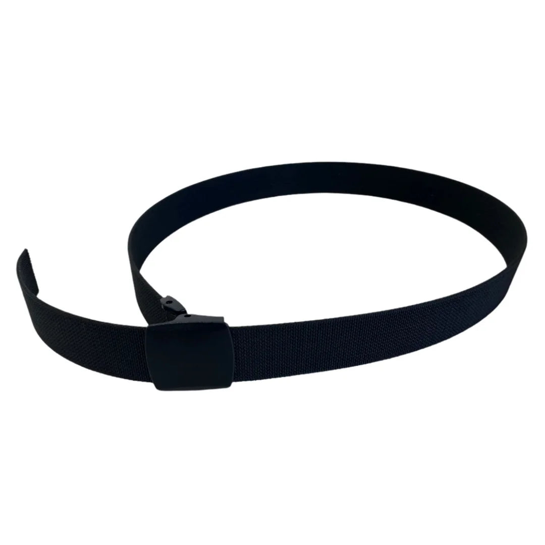 Recycled Firefighter Single Layer EDC Belt - Plastic Ykk Buckle — product view 1
