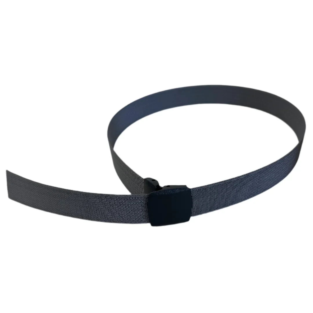 Recycled Firefighter Single Layer EDC Belt - Plastic Ykk Buckle — product view 3