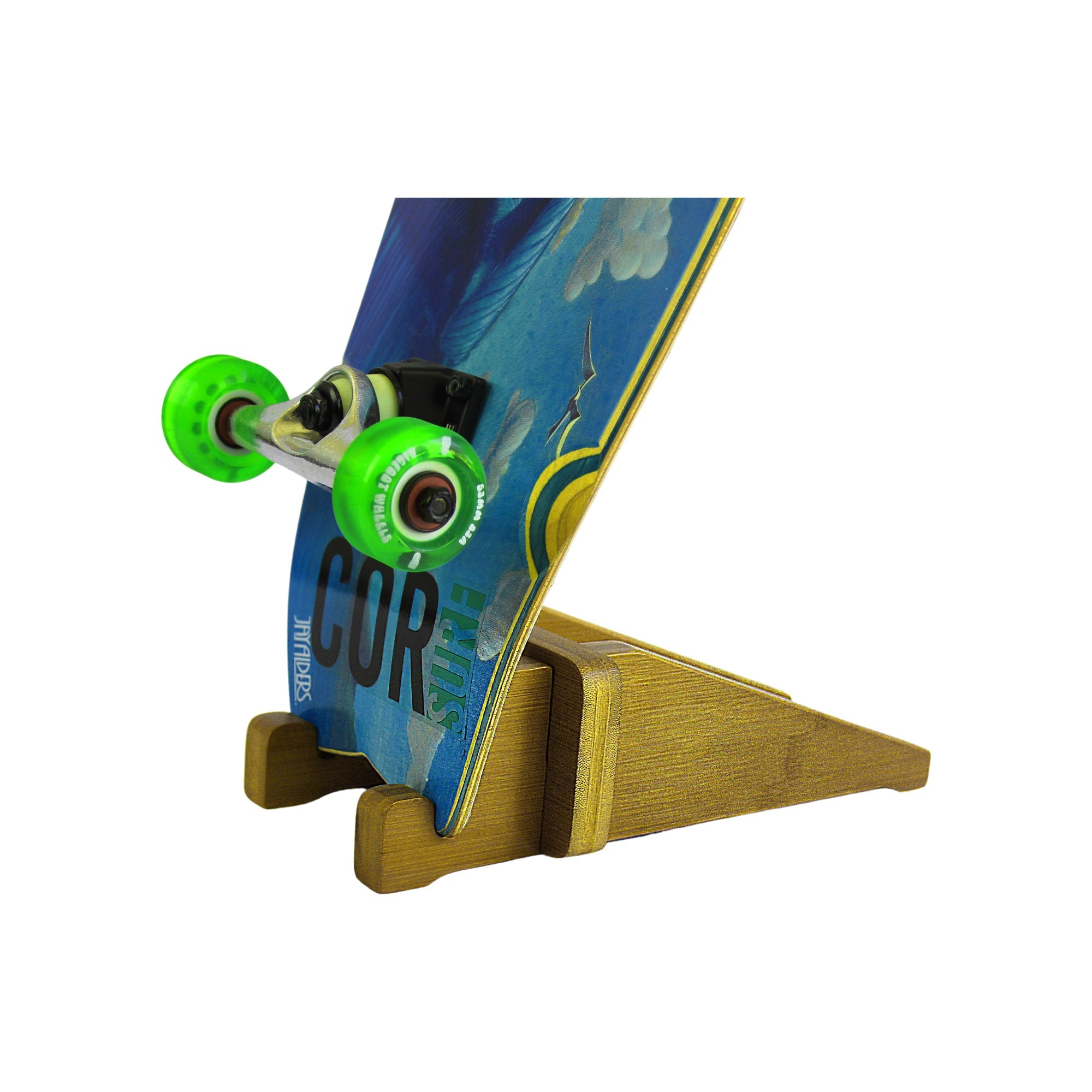 COR Surf Bamboo Skateboard Floor Stand — view 6