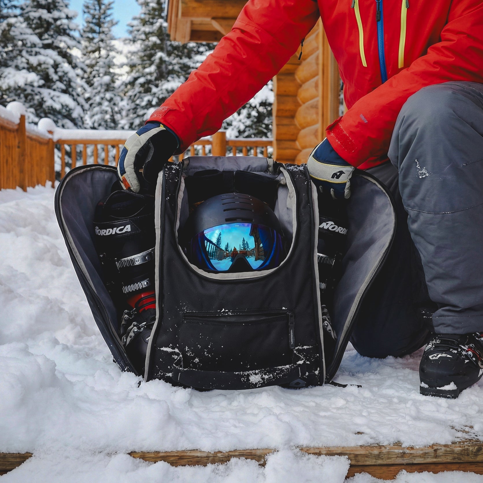 StoreYourBoard Mountain Essential 58.5L Ski Boot Backpack — product view 2