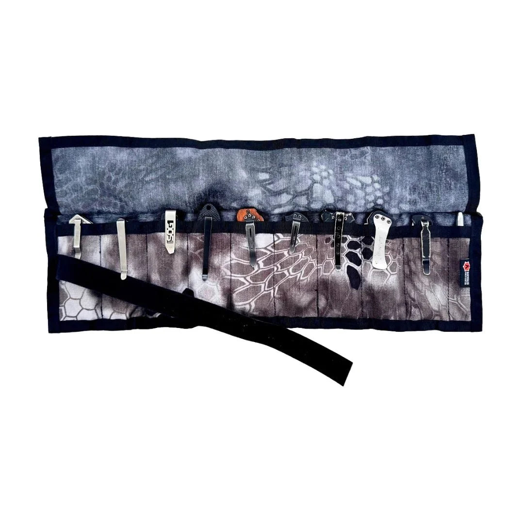 Recycled Firefighter Small (Skinny) Tool Roll - Cordura Edition — product view 2