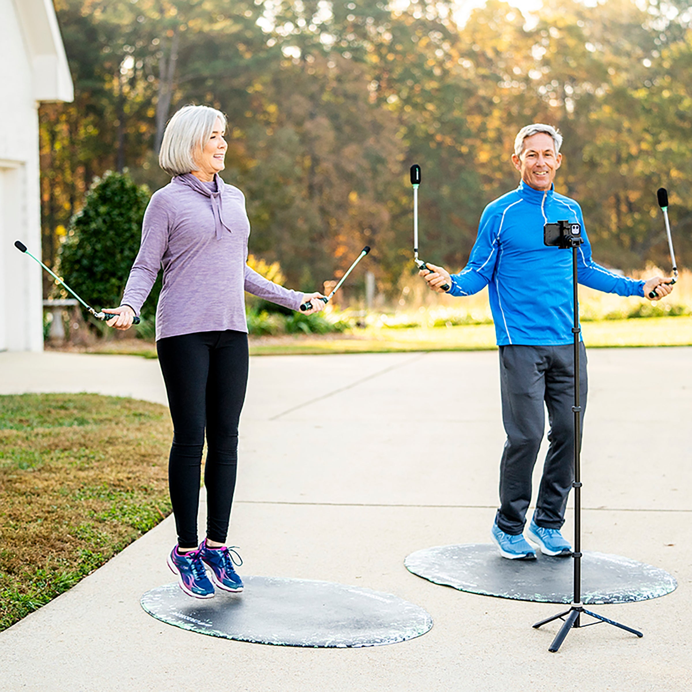 Crossrope Jump Rope Mat (Splash) — product view 6