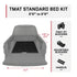 Tmat 80 x 50 in Truck Bed Organizer Kit – 6 ft 6 in–6 ft 9 in Beds