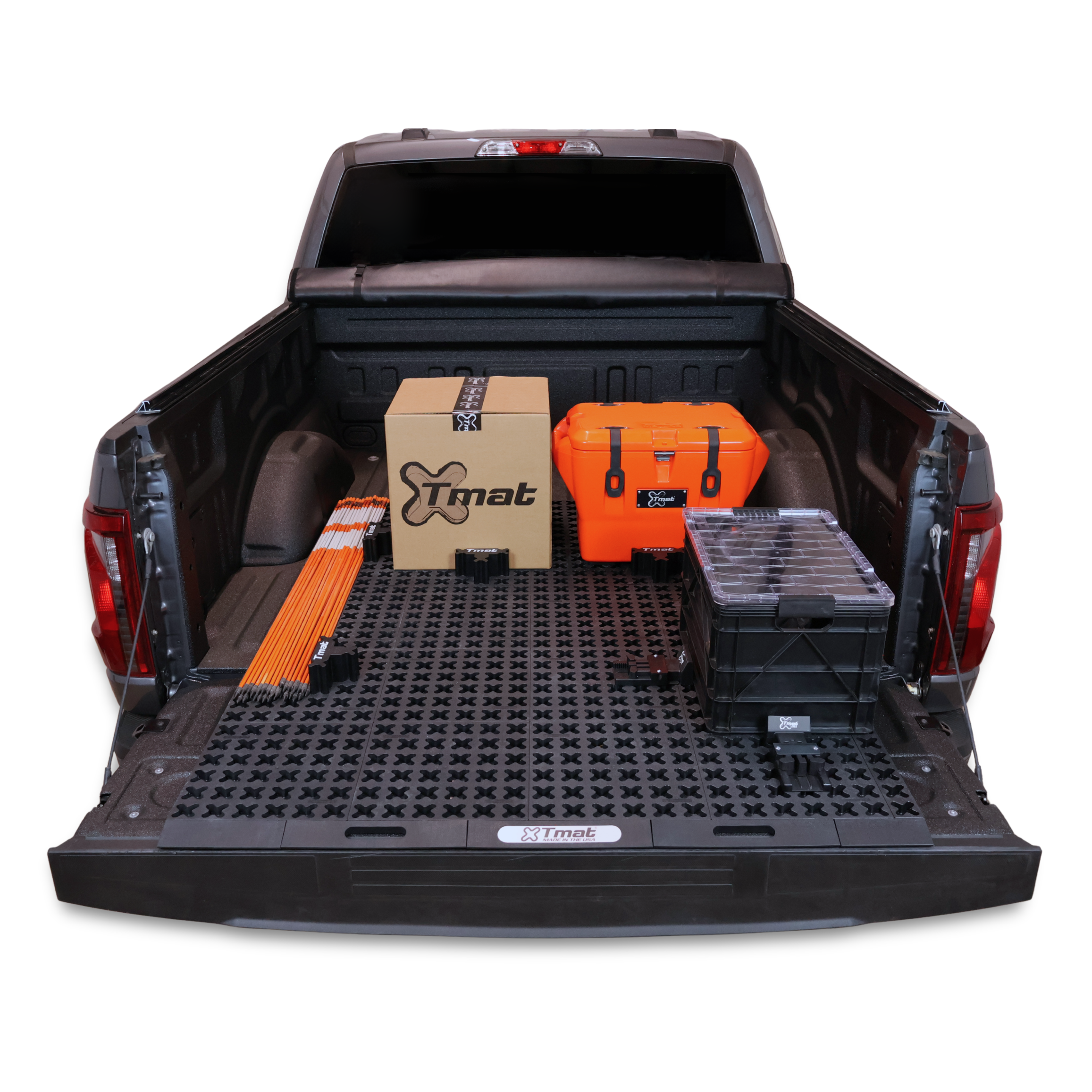 Tmat 76 x 50 in Truck Bed Organizer Kit – 6 ft–6 ft 5 in Beds