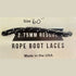 Recycled Firefighter Sterling Rope Boot Laces — product view 4