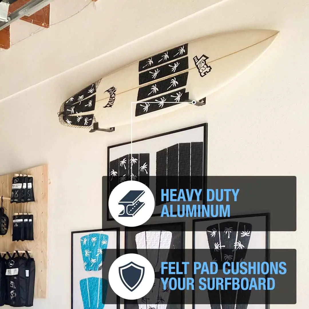 Surfboard Wall Mount - Metal by Ho Stevie!