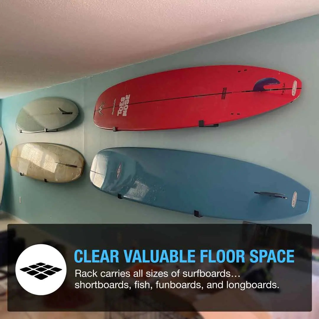 Surfboard Wall Mount - Metal by Ho Stevie!