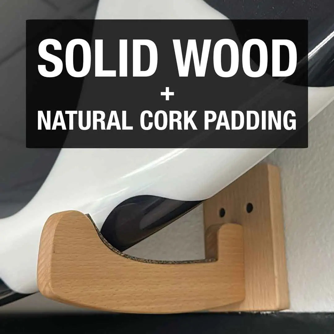Surfboard Wall Mount - Wood & Cork by Ho Stevie!