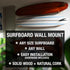 Surfboard Wall Mount - Wood & Cork by Ho Stevie!