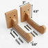 Surfboard Wall Mount - Wood & Cork by Ho Stevie!