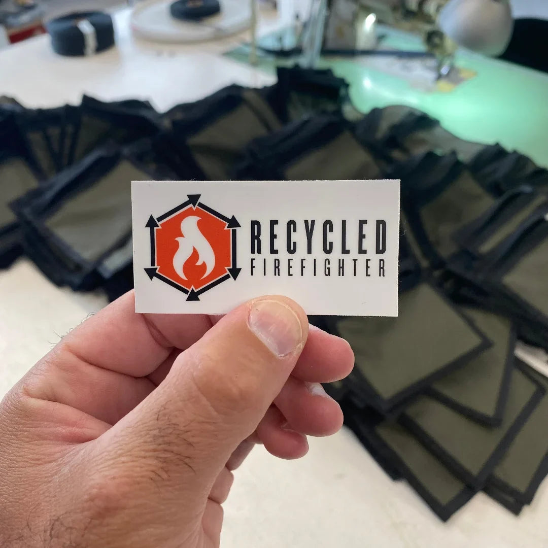 Recycled Firefighter Swag Stickers — product view 10