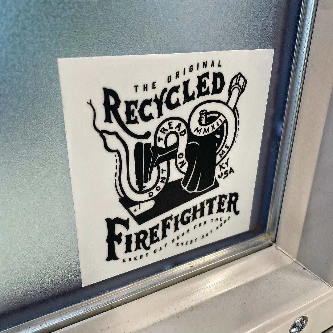 Recycled Firefighter Swag Stickers — product view 5