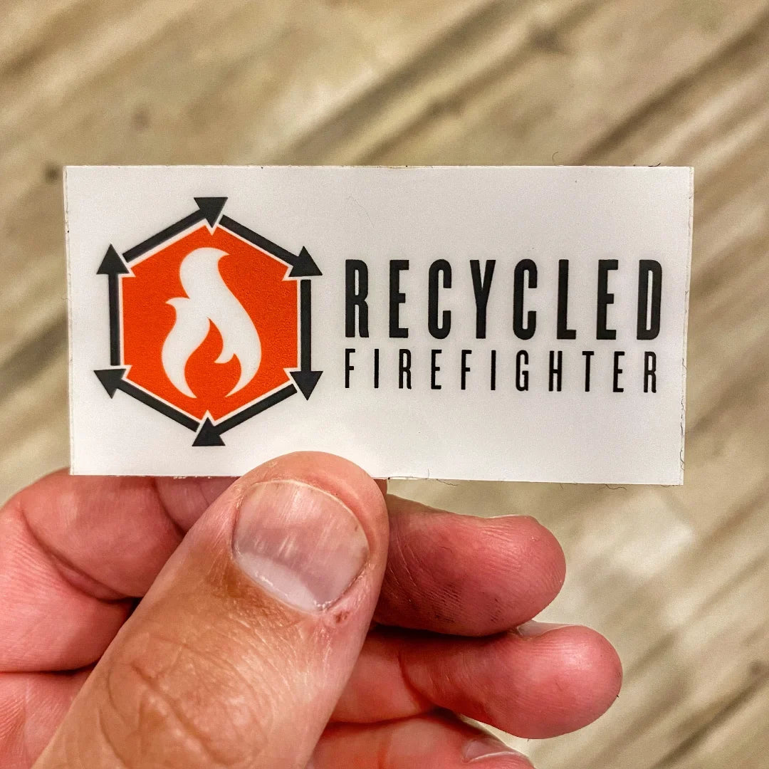 Recycled Firefighter Swag Stickers — product view 4