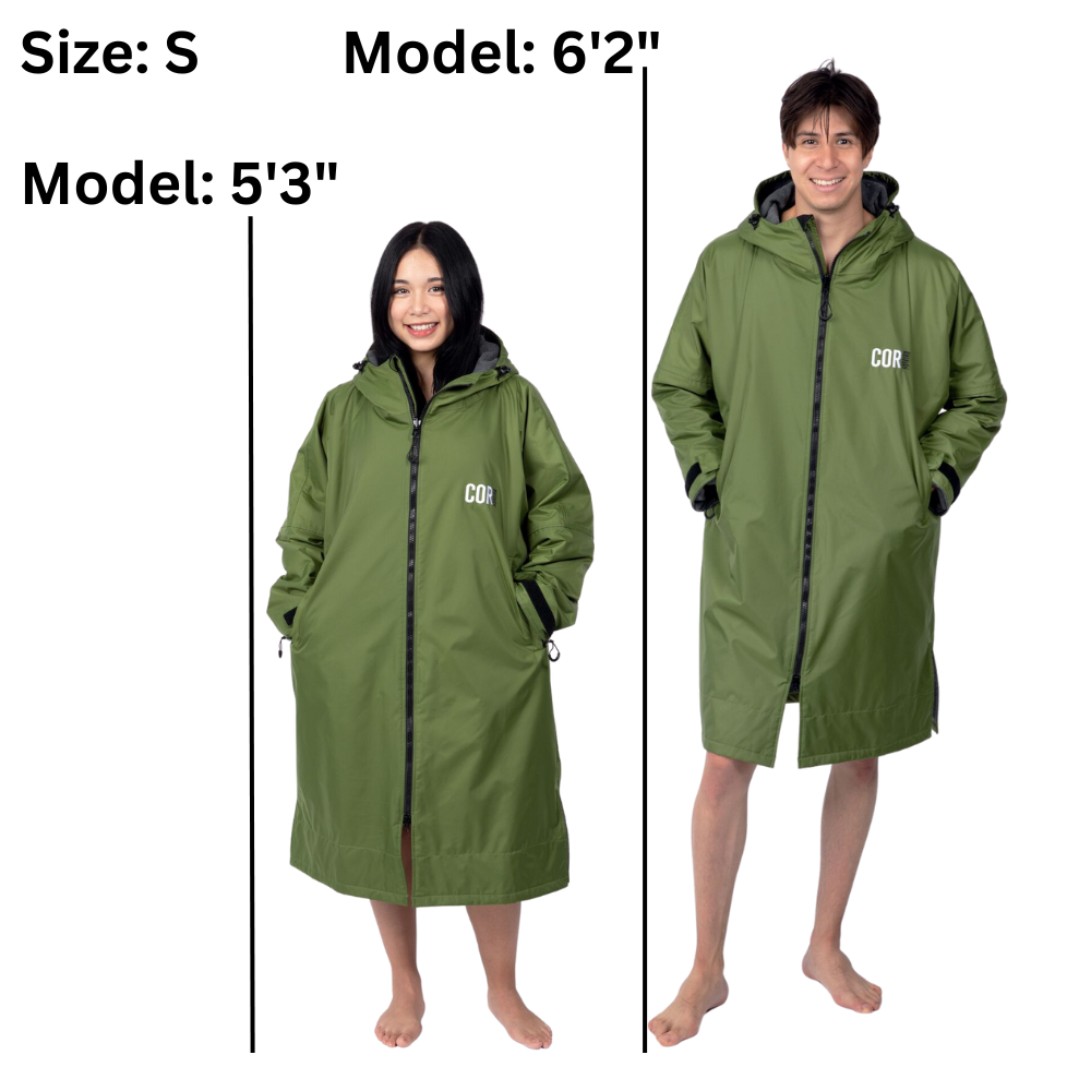 COR Surf Waterproof Swim Parka (COR Green) — view 8