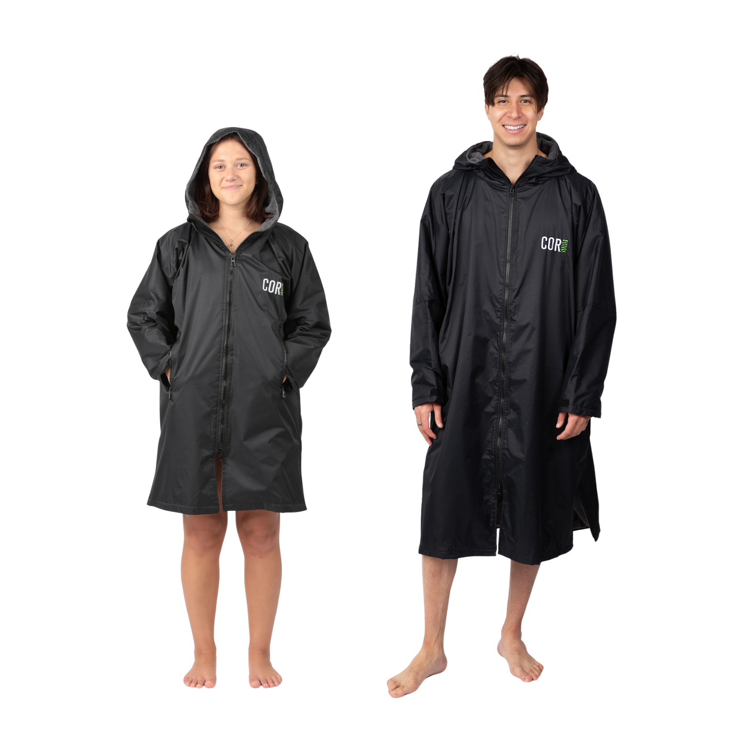 COR Surf Waterproof Swim Parka | XS-XL (Black)