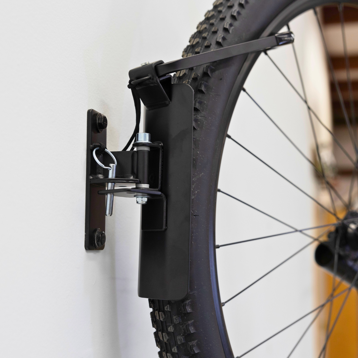 Swivel Mount Bike Storage Rack | 2 Bike Garage Wall Hooks - product view 5