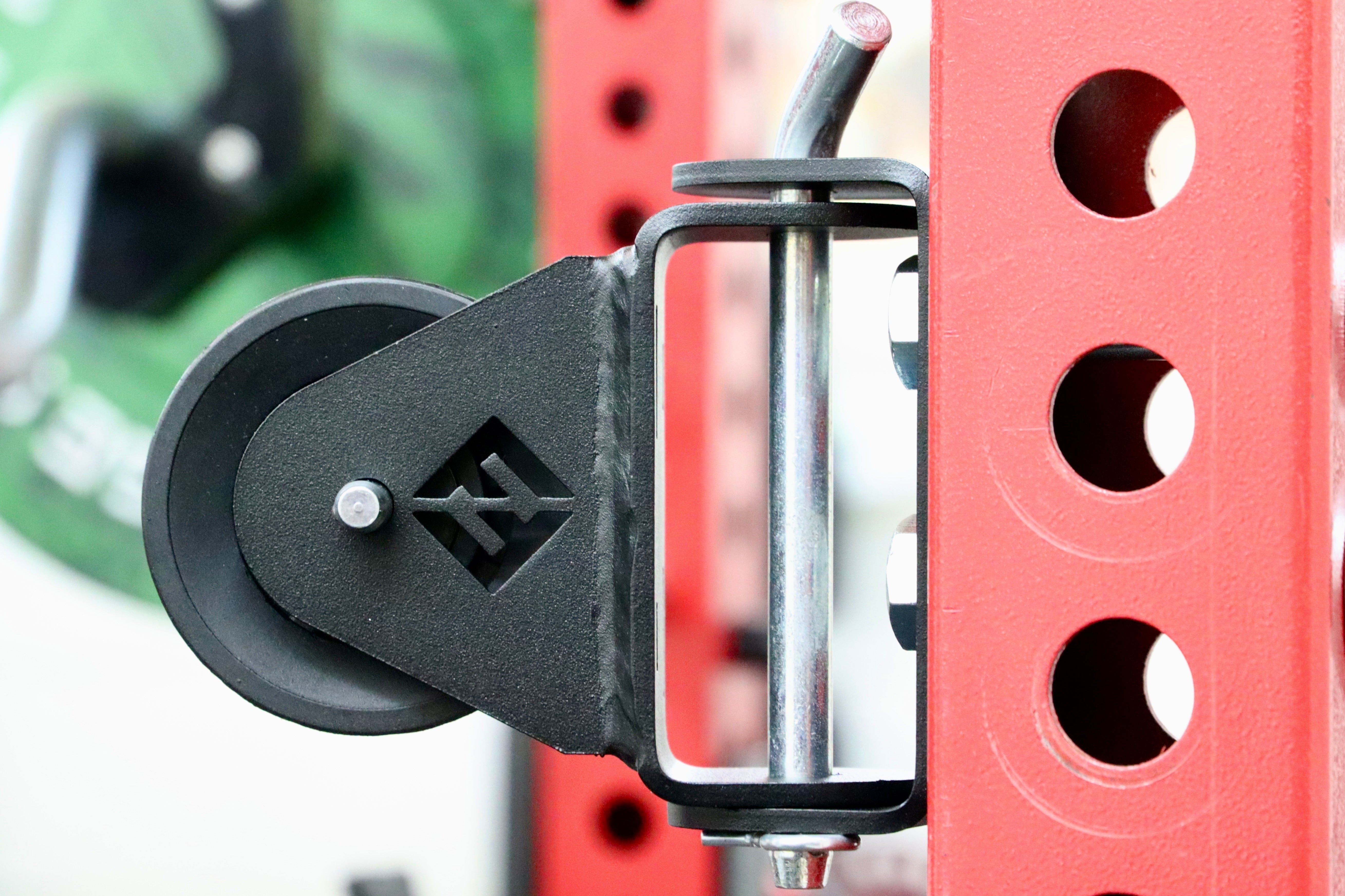 Rack Mounted Swivel Pulley by F and F Steel