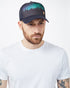 Tentree Juniper Altitude Hat - Dark Ocean Blue Juniper Lights