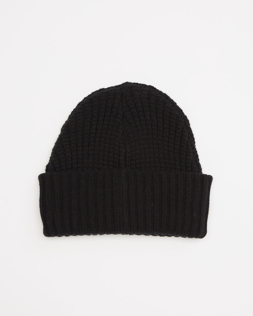 Tentree Cork Patch Beanie - Meteorite Black
