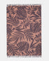Tentree Organic Cotton Vintage Jungle Beach Blanket - Burlwood Pink_Periscope Grey