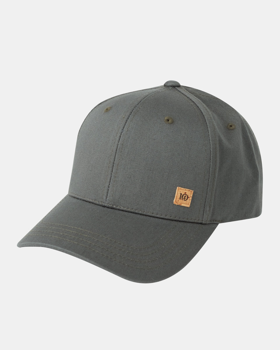 Tentree Cork Icon Elevation Hat - Urban Green