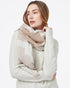 Tentree Organic Cotton Peaks Blanket Scarf - Twig Brown Silver Cloud Grey