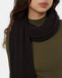 Tentree Jersey Knit Scarf - Meteorite Black