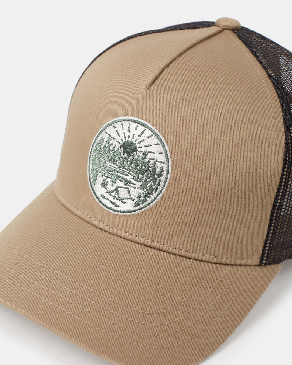 Tentree Outdoor Patch Altitude Hat - Khaki Sage