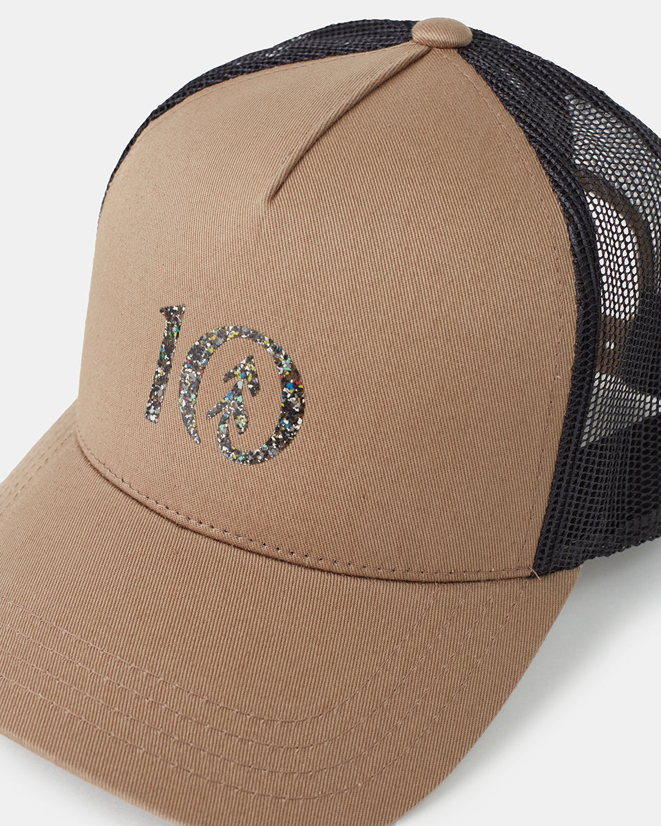 Tentree Recycled Logo Altitude Hat - Fossil Recycle Multi