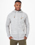 Tentree Oberon Zip Hoodie - Hi Rise Grey Space Dye