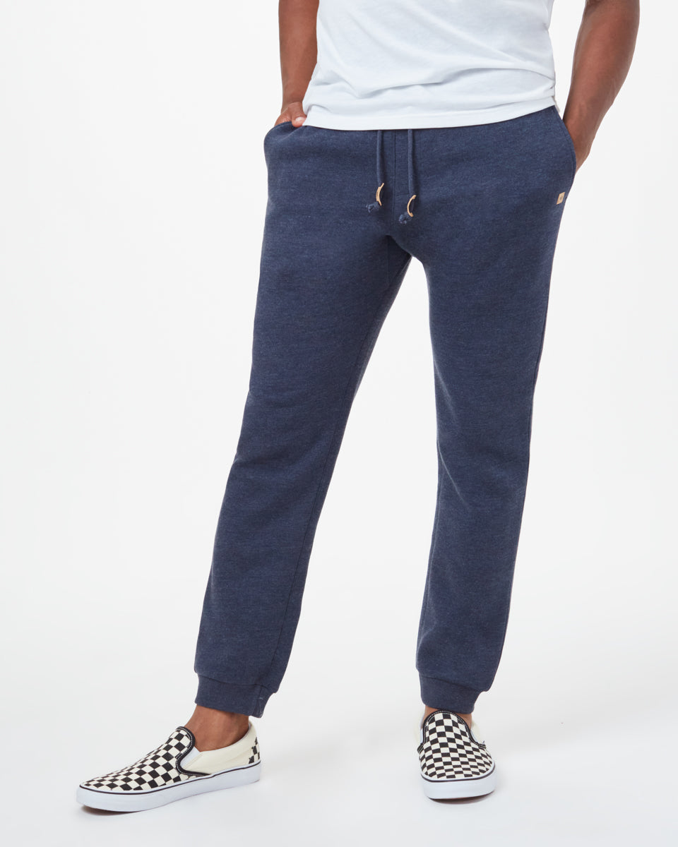 Tentree Atlas Sweatpant - Dark Ocean Blue Heather
