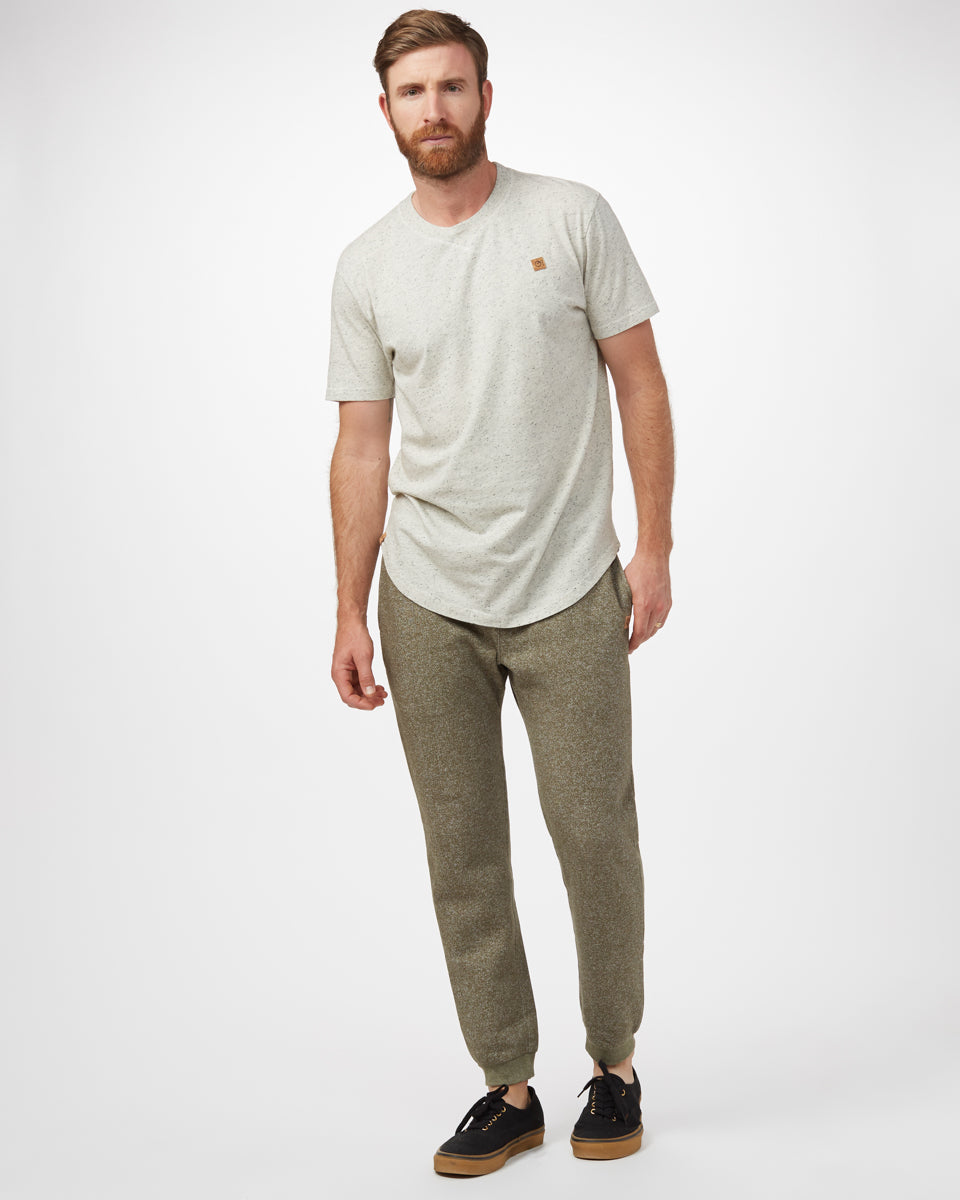 Tentree Atlas Sweatpant - Olive Night Green Marled