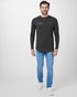 Tentree Cove Longsleeve - Meteorite Black Heather