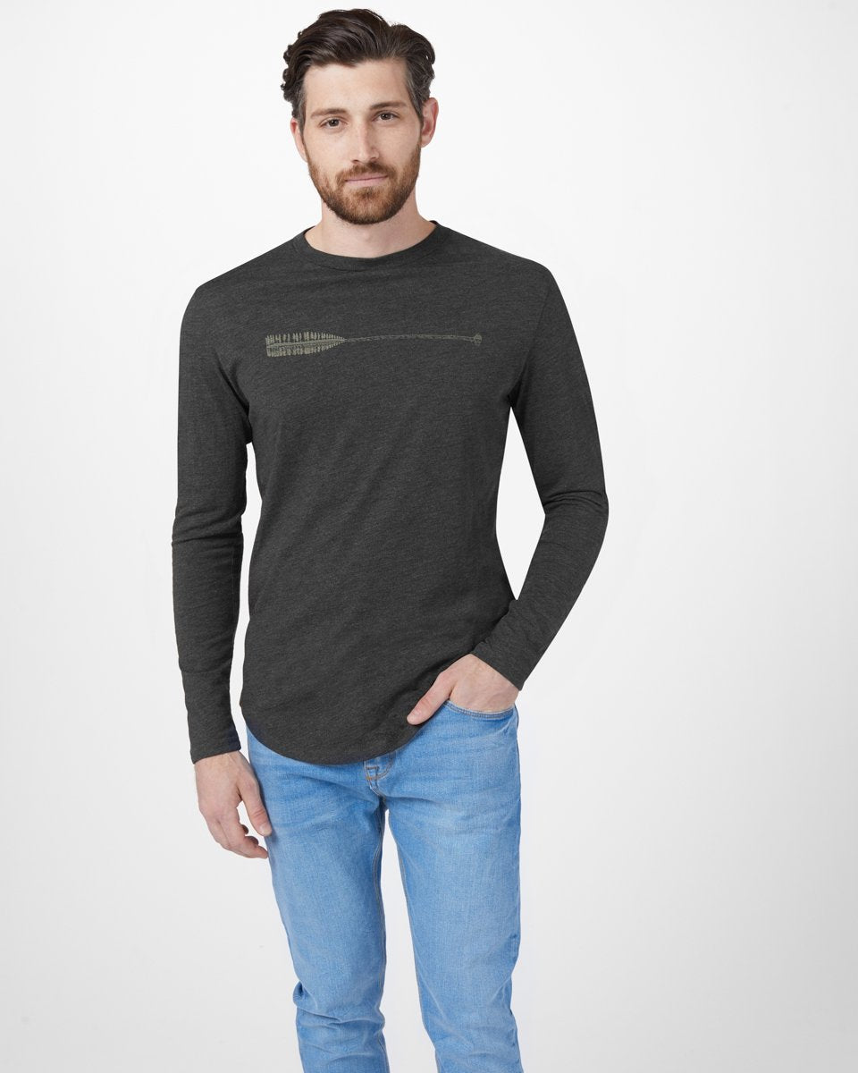 Tentree Cove Longsleeve - Meteorite Black Heather
